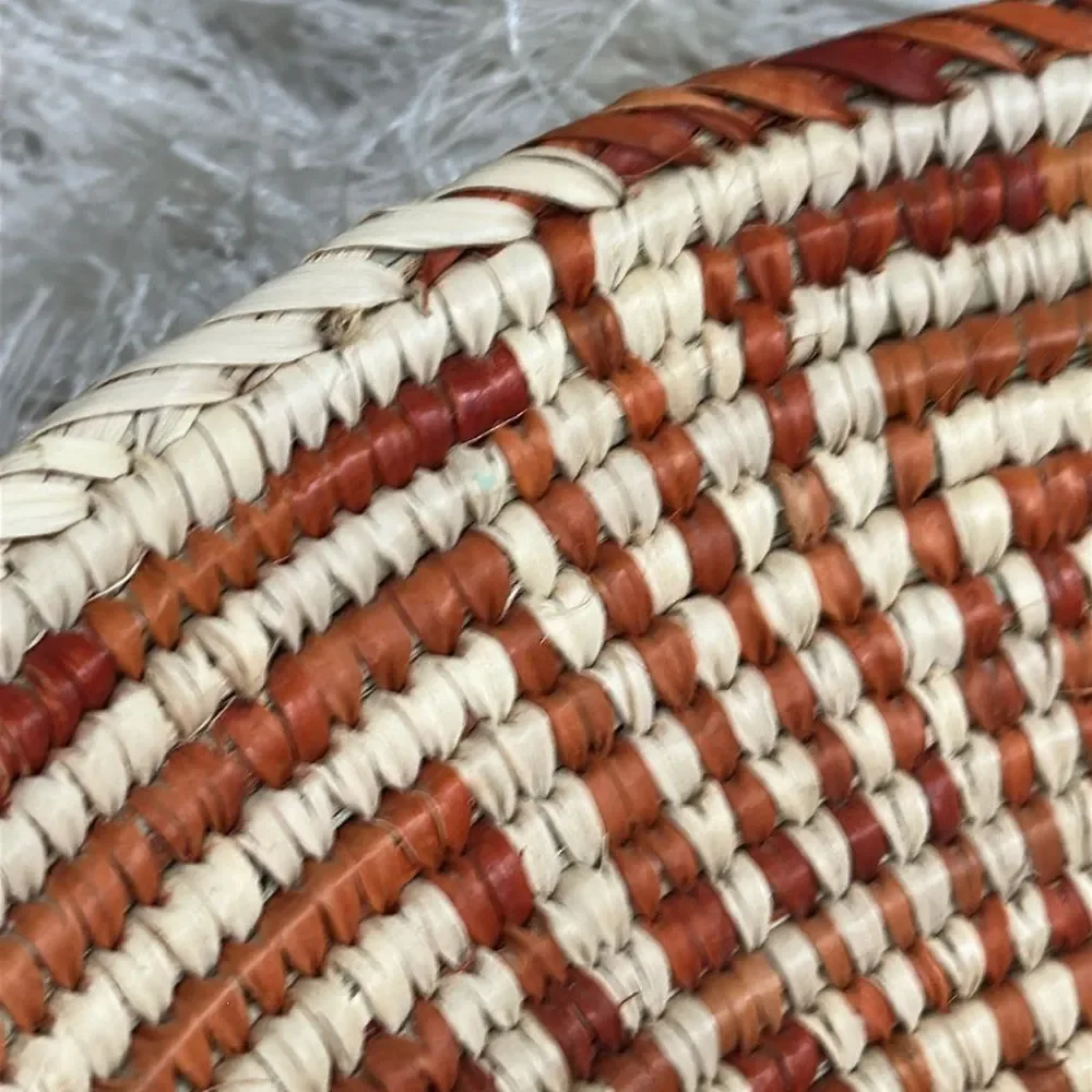 Boho Natural Woven‎ Patterned Basket For Home Decor